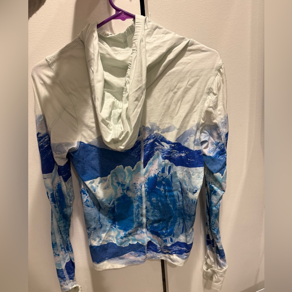 Free people movement Glacier print hoodie